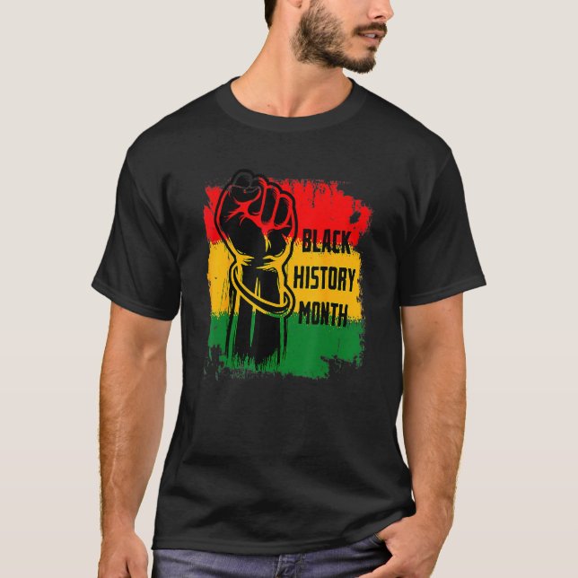 Camiseta Black History Month BHM African For Men Women & Ki (Anverso)