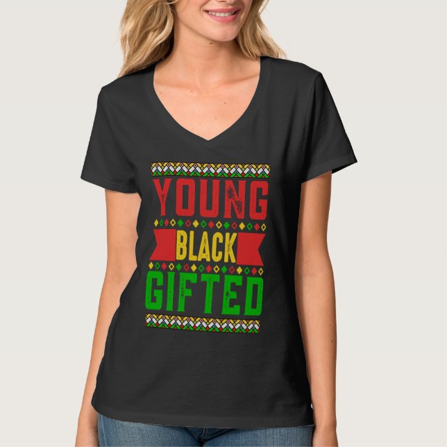 Camiseta Black History Month Girls Boys Young Black ed (Anverso)