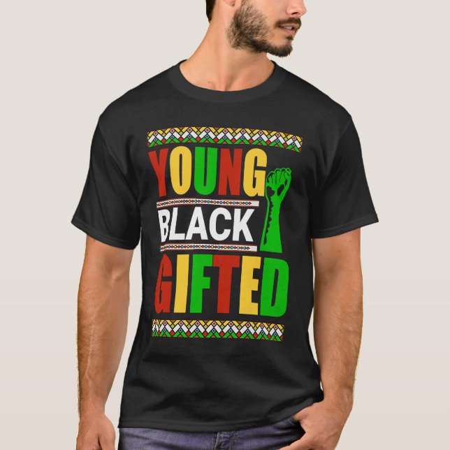 Camiseta Black History Month Girls Boys Young Black ed  2 (Anverso)