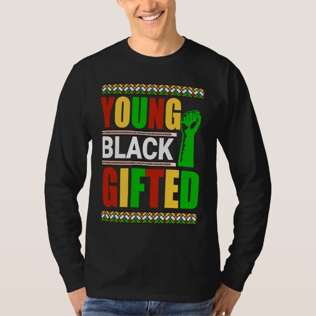 Camiseta Black History Month Girls Boys Young Black ed  2 (Anverso)