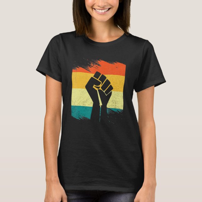 Camiseta Black History Month Inspiring Black Leaders Power  (Anverso)