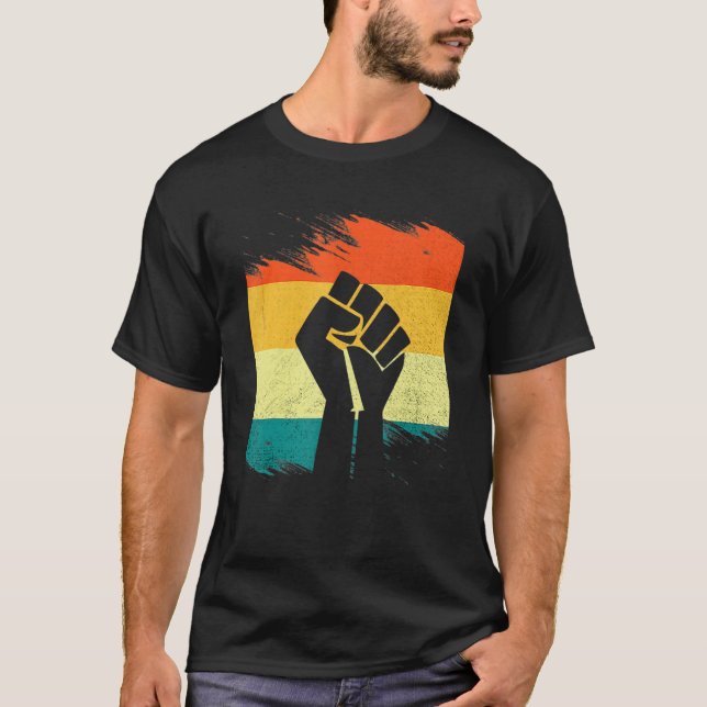 Camiseta Black History Month Inspiring Black Leaders Power  (Anverso)