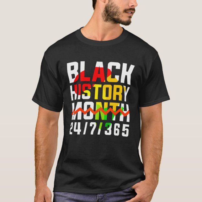 Camiseta Black History Month One Month Cant Hold Our Histor (Anverso)