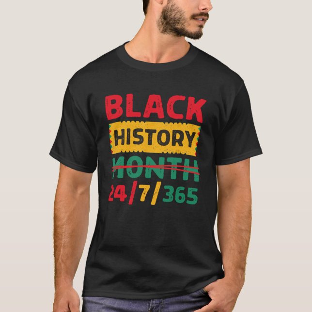 Camiseta Black History Month One Month Cant Hold Our Histor (Anverso)