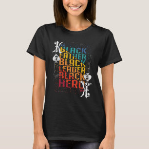 Camiseta Black History Month Orgulloso Black Poker Father