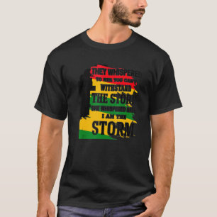 Camiseta Black History Month Shirt African Woman Afro I Am