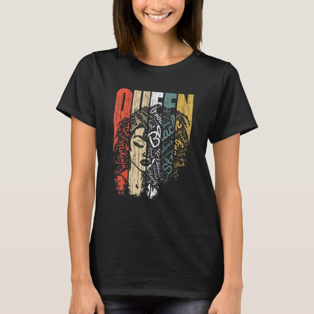 Camiseta Black History Month Shirts For Educated Women Afri (Anverso)
