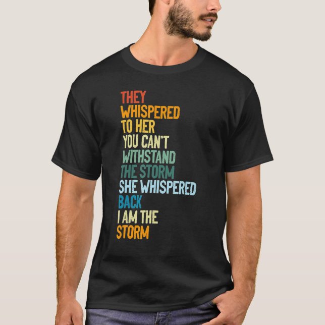 Camiseta Black History Month Strong Black Woman I Am The St (Anverso)