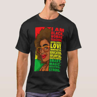 Camiseta Black History Month Teacher Women African Teachers