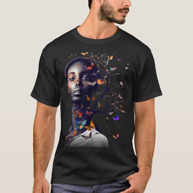 Camiseta Black History Month the emergence of Butterfly hop (Anverso)