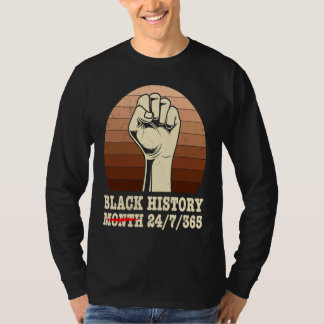 Camiseta Black History Month USA History America African
