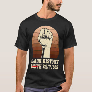 Camiseta Black History Month USA History America African