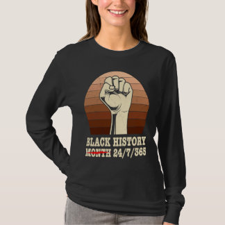 Camiseta Black History Month USA History America African