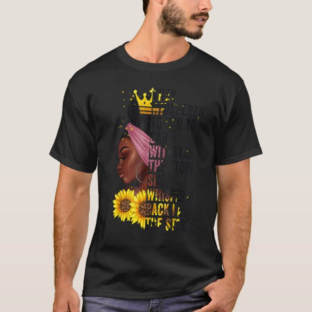 Camiseta Black History Month Women African Afro I Am The St (Anverso)