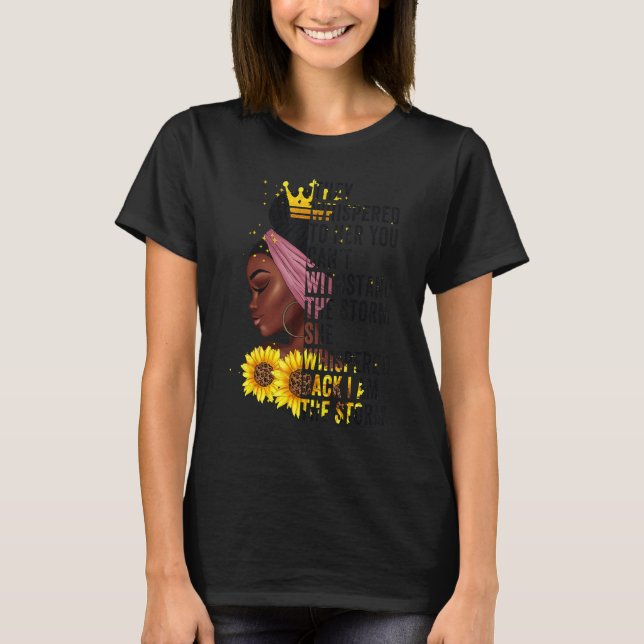 Camiseta Black History Month Women African Afro I Am The St (Anverso)