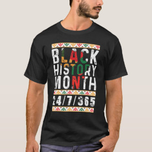Camiseta Black History Proud African Black History Month