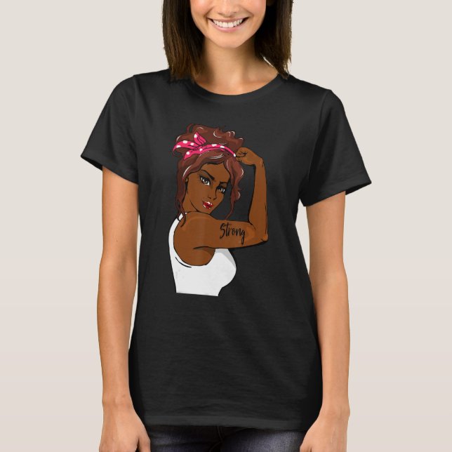 Camiseta Black History Strong Women Month_1 (Anverso)