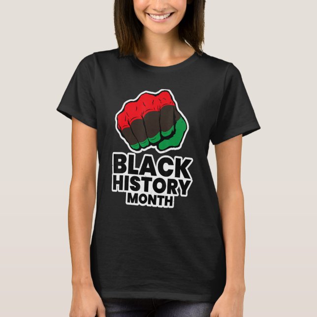 Camiseta Black Historys Black History Month_1 (Anverso)