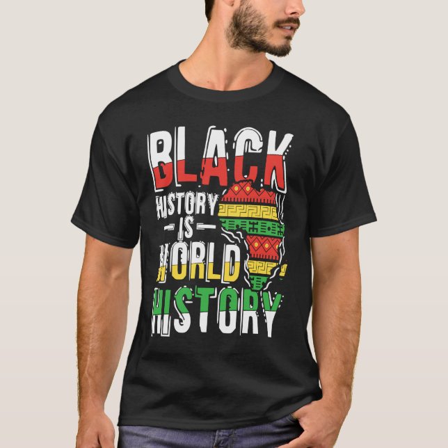 Camiseta Black Histroy Month  Prde African American (Anverso)