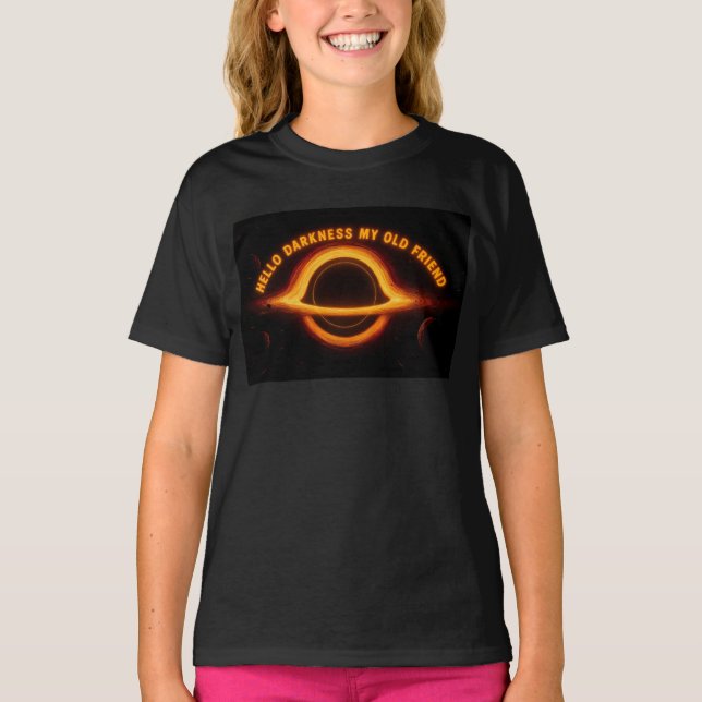 Camiseta Black Hole Interstellar Conversation (Anverso)