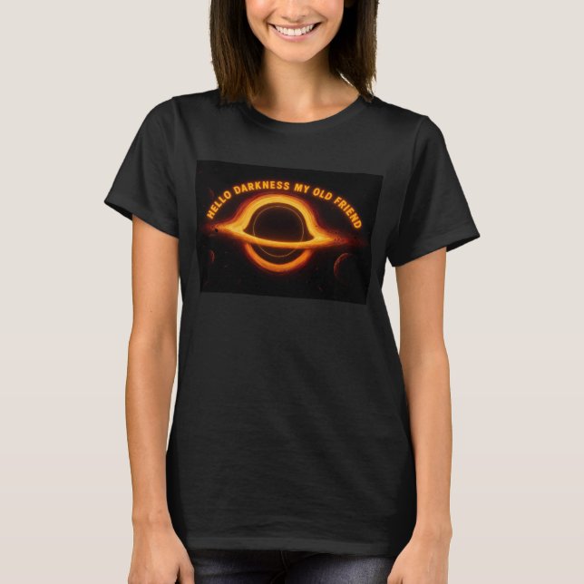 Camiseta Black Hole Interstellar Conversation (Anverso)