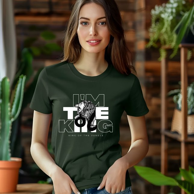 Camiseta Black Illustrated Im The King T-shirt (Subido por el creador)