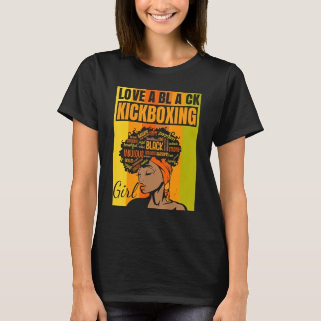 Camiseta Black Independence Day - Love a Black Kickboxing G (Anverso)