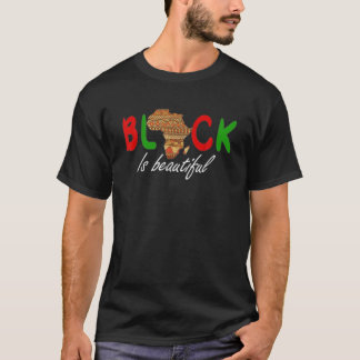 Camiseta Black is Beautiful Africa Map Black History Month