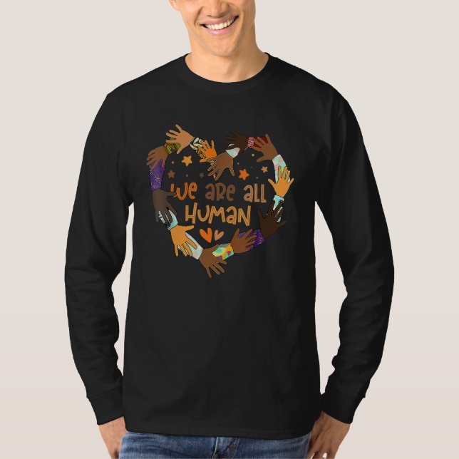 Camiseta Black Is Beautiful Black History Month We Are All  (Anverso)