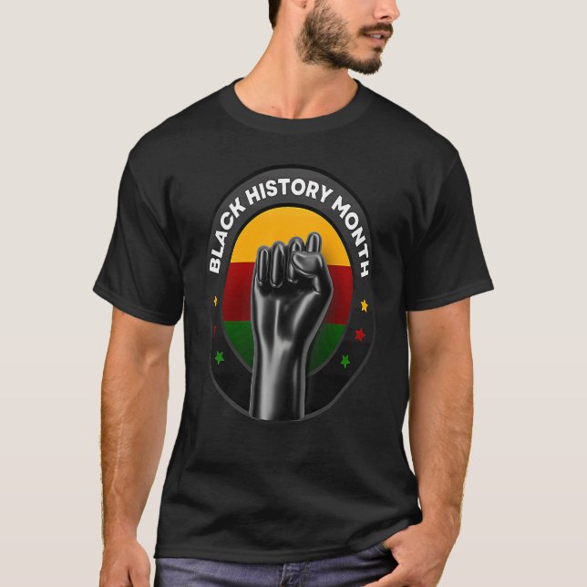 Camiseta Black Is Beautiful Black History Month  We Are All (Anverso)