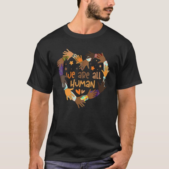 Camiseta Black Is Beautiful Black History Month We Are All  (Anverso)