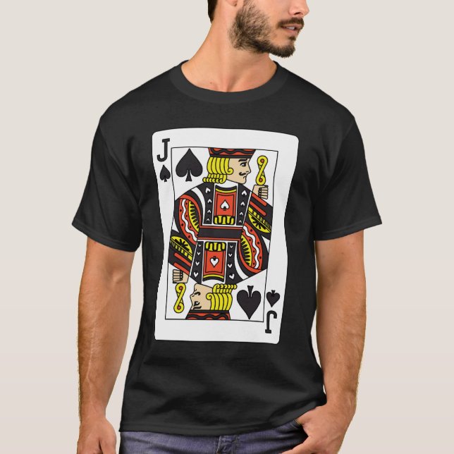 Camiseta Black Jack de espadas (Anverso)