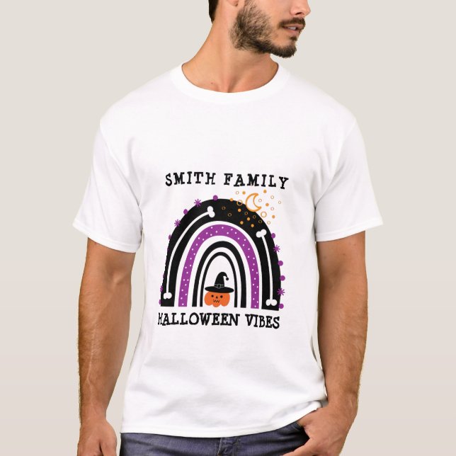 Camiseta Black jack morado o linterna Boho Rainbow Hallowee (Anverso)