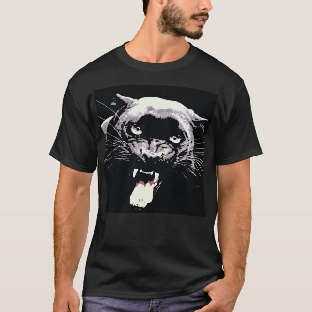 Camiseta Black Jaguar Panther (Anverso)