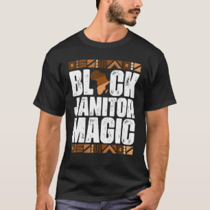 Camiseta Black Janitor Magic Black History Mono BLM