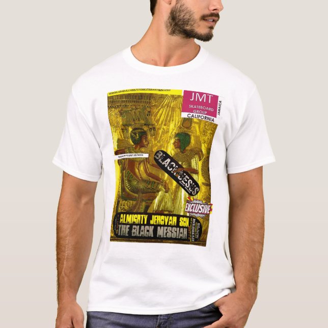 Camiseta BLACK JESUS JMT SKATEBOARD (Anverso)
