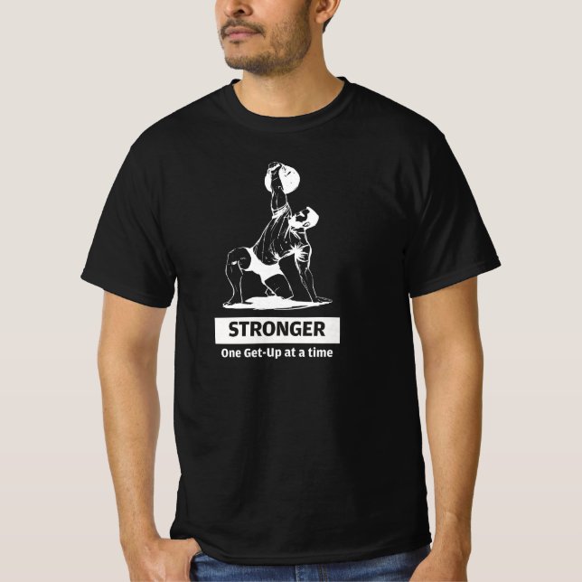 Camiseta Black Kettlebell más fuerte (Anverso)