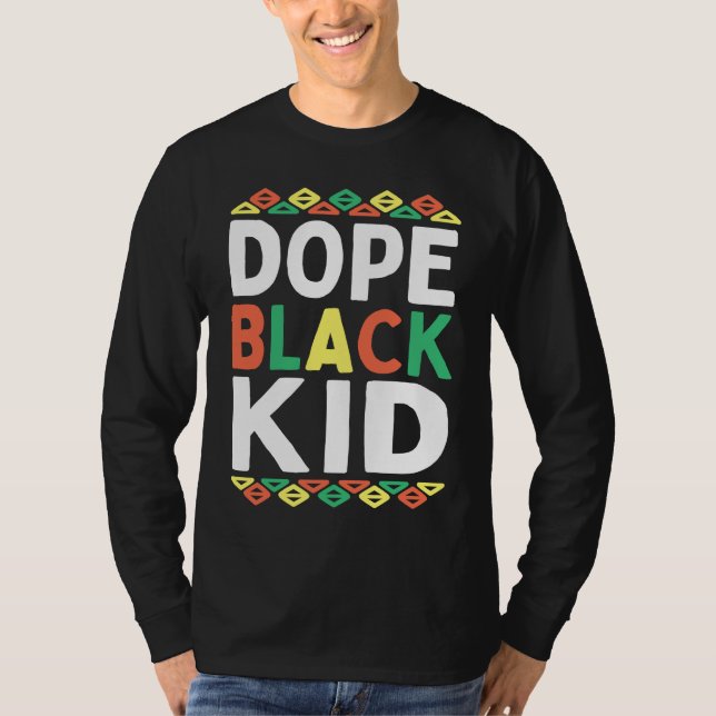 Camiseta Black Kid African American Black History Month Pri (Anverso)