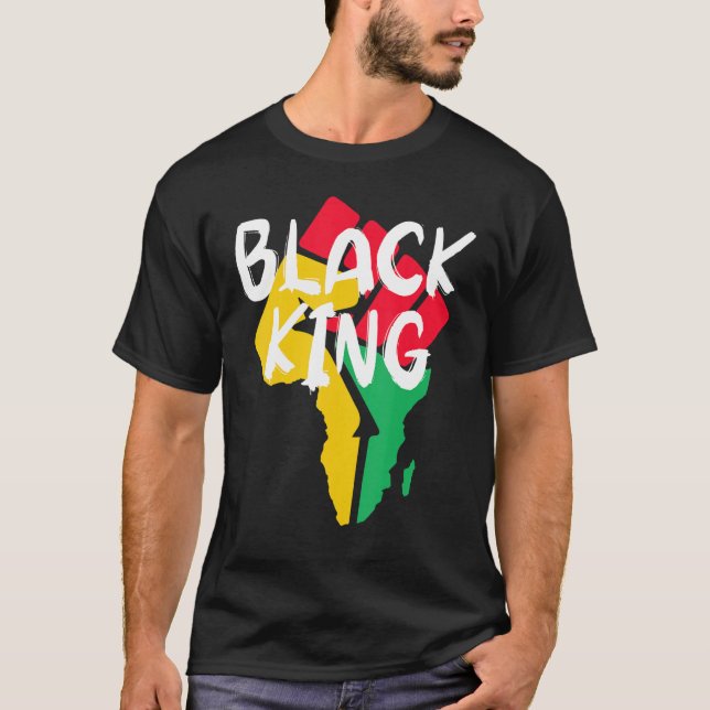 Camiseta Black King Black History Month African American Bl (Anverso)