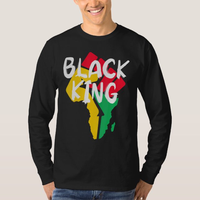 Camiseta Black King Black History Month African American Bl (Anverso)
