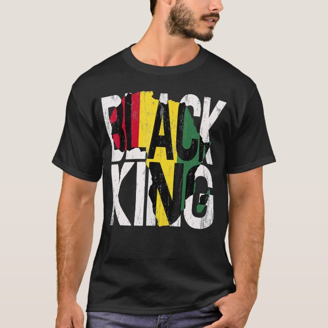 Camiseta Black King Black History Month African American Pr (Anverso)