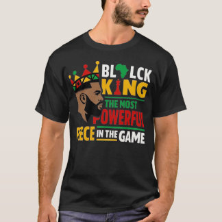Camiseta Black King Juneteenth African Dad Father's Day Men