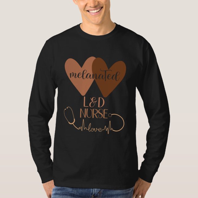 Camiseta Black L&D Nurse Appreciation Week Labor And Delive (Anverso)