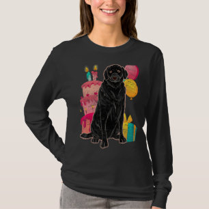 Camiseta Black Lab Animal Mascota Dog Kids Birday Black Lab