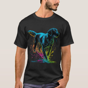 Camiseta Black Lab Labrador negro recuperador de lechón cac