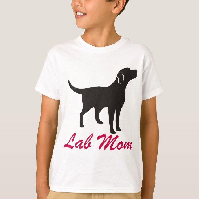 Camiseta Black Lab Mom (Anverso)