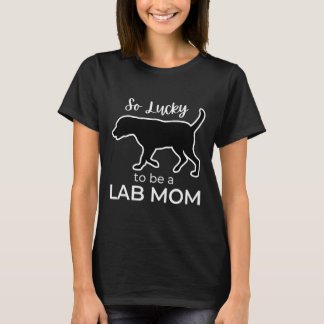 Camiseta Black Lab Mom Labrador Retriever Lucky St Patrick