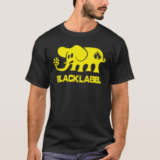 Camiseta Black Label skateboards es una empresa de patinaje