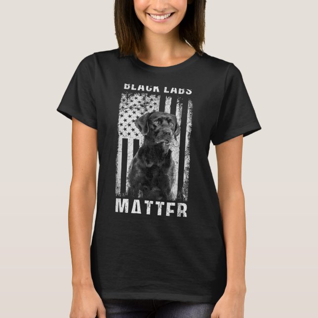 Camiseta Black Labs Labrador Retriever (Anverso)