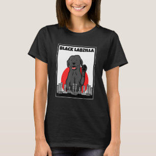 Camiseta Black Labzilla Lab Labrador Retriever Perros De Mo